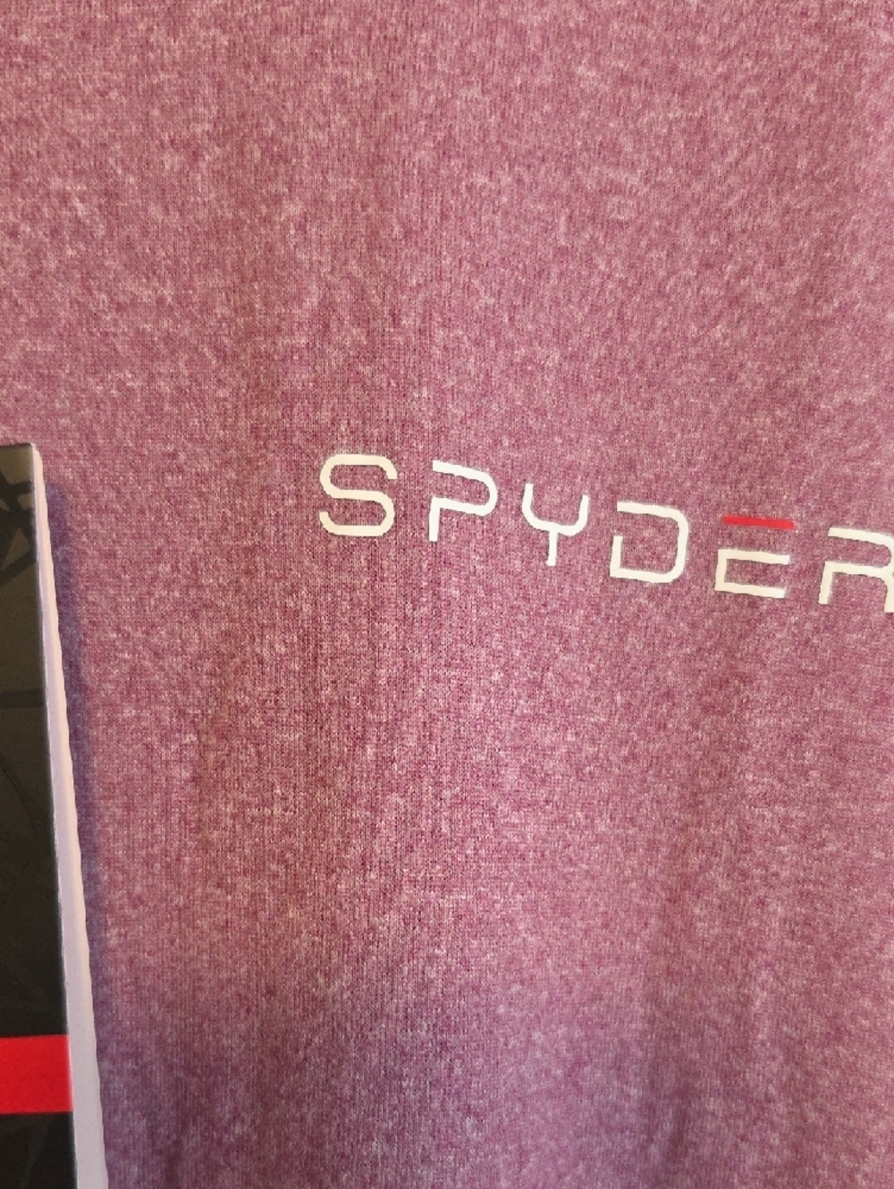 Spyder Men's Heather Mauve Short-Sleeve Active Tee - Picture 5 of 9